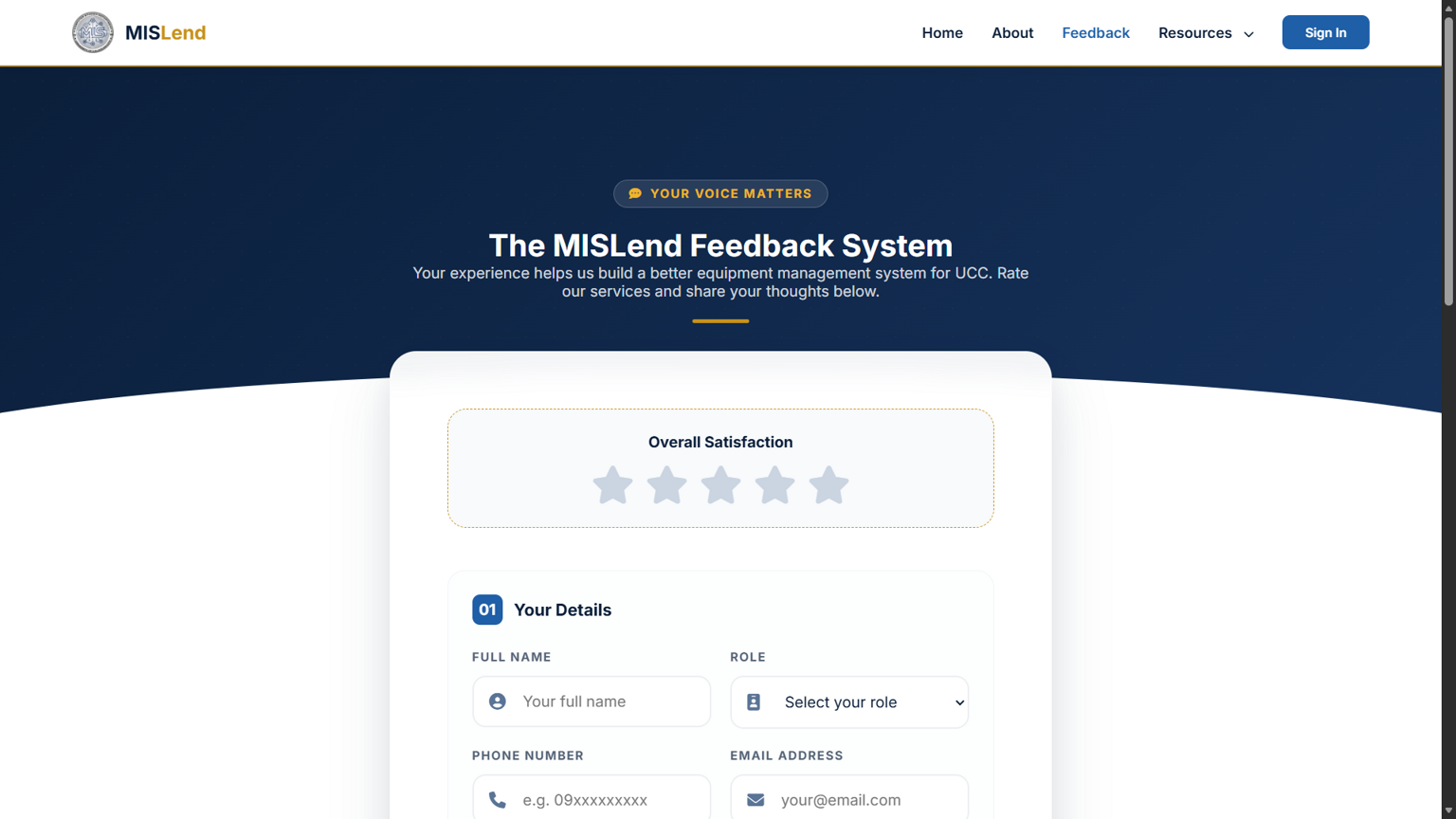 Equipment Borrowing System - MISLend — image 8 of 8