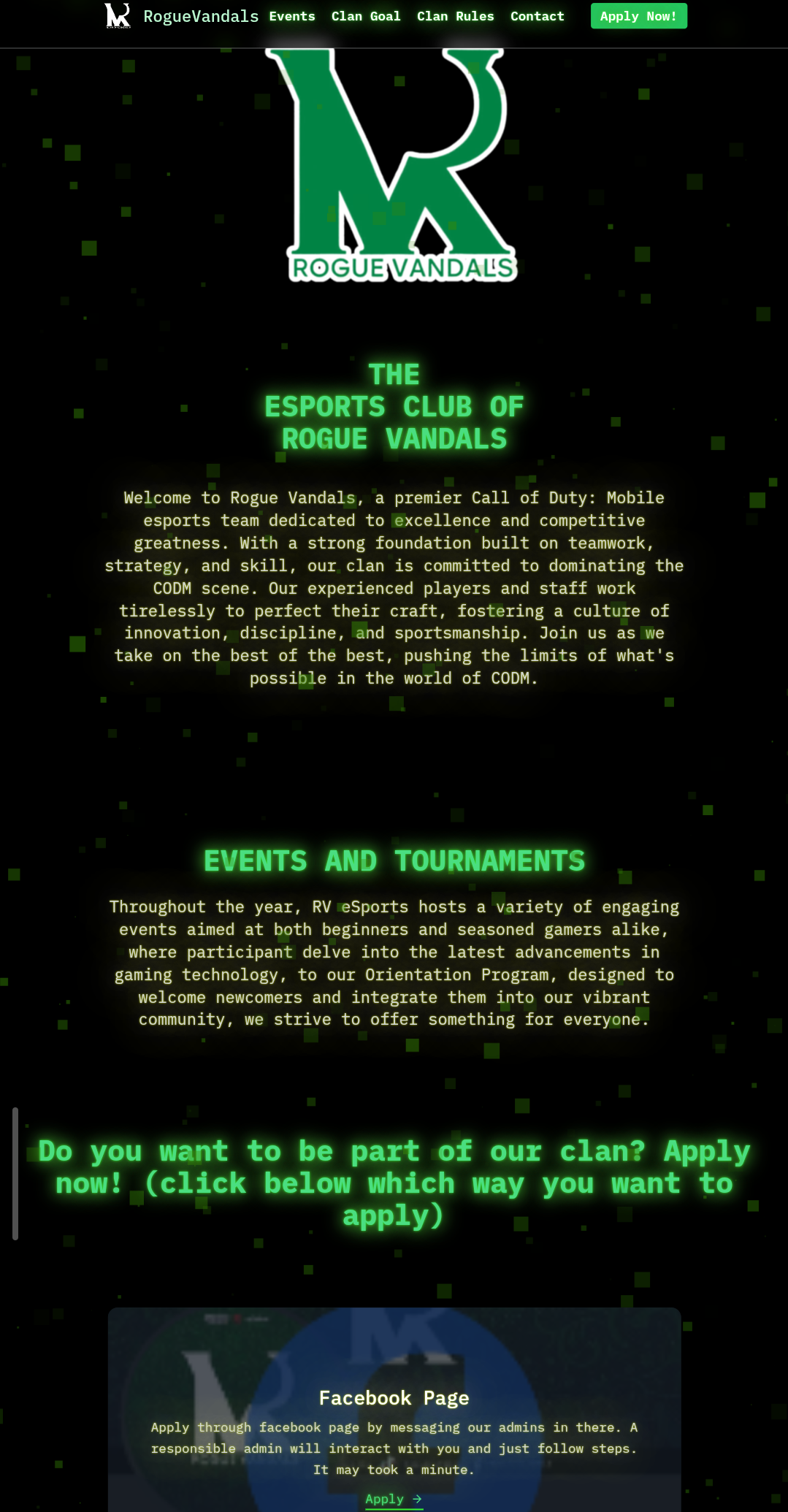 eSports web system